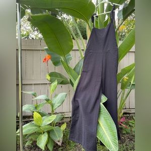 Black RVCA overalls